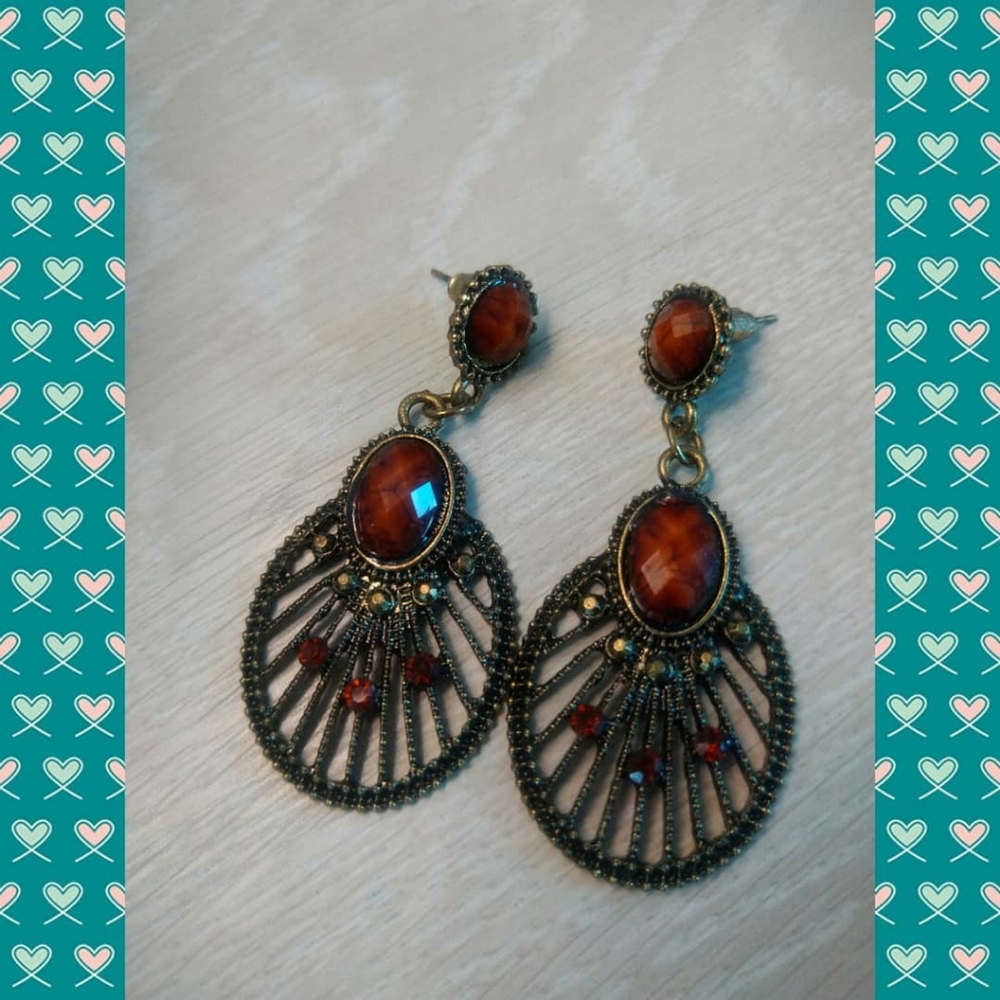 Ethnic Teardrop earrings